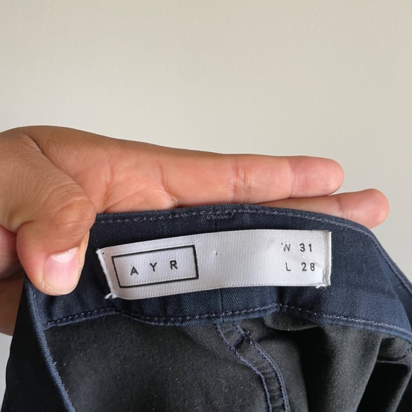 AYR Flex Tech ISKO Premium Stretch Denim Pants Navy Blue - Picture 8 of 10